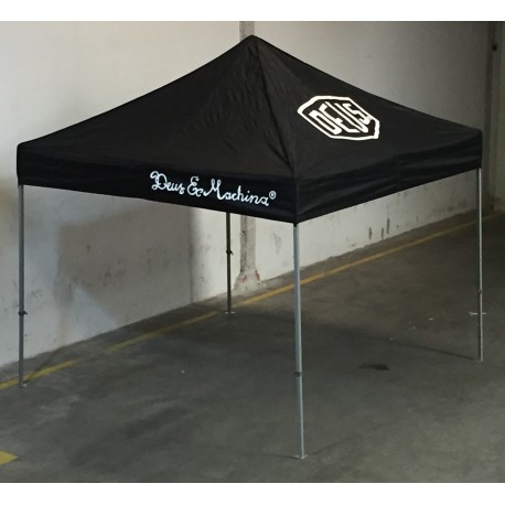 Carpa personalizada de 3x3 m. con logotipo a 1 color