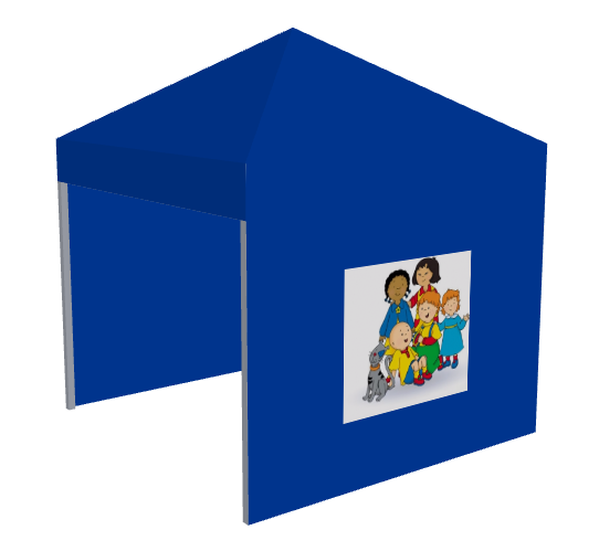 Carpa para niños azul